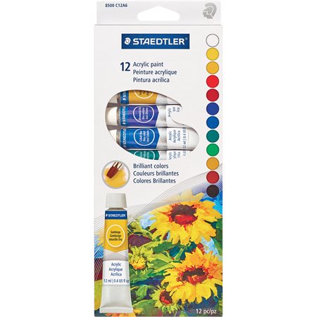 Ensemble de tubes de peinture acrylique