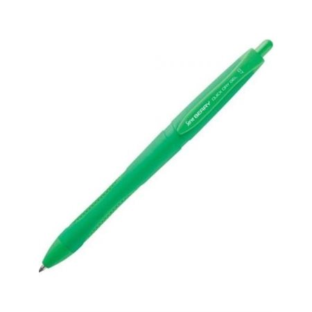 STYLO GEL RET BERRY 0.7MM VERT