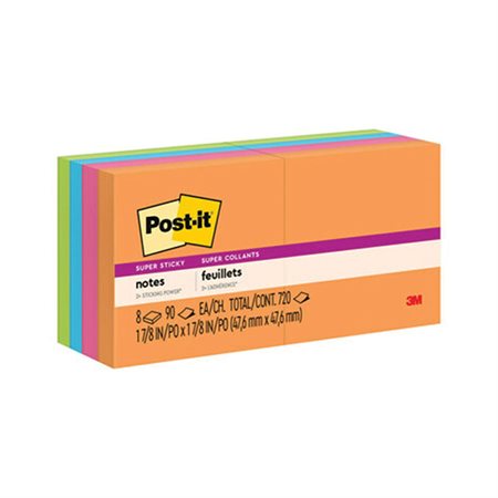 Post-it® Super Sticky Notes - Energy Boost Collection