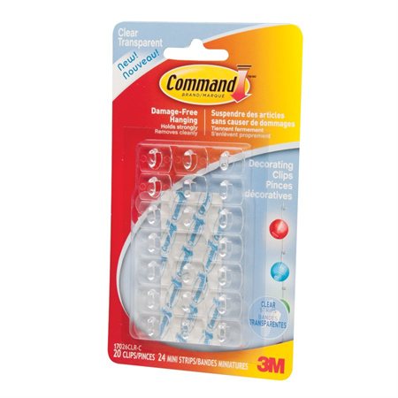 Command™ Decorative Adhesive Clips