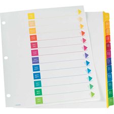 Super Rapidex™ Pre-Printed Dividers