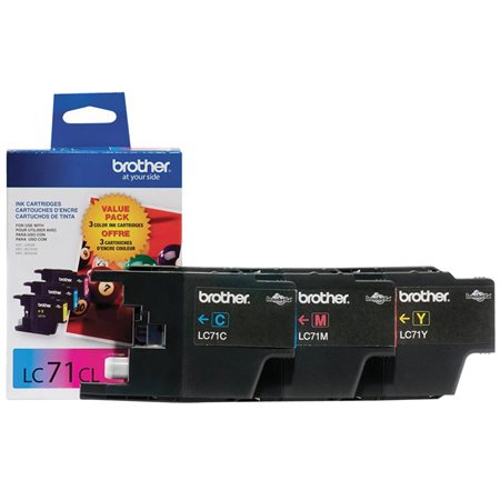 Paquet triple de cartouches jet d'encre LC713PKS