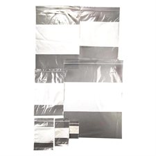 #2 White-Block Resealable Zipper Bag