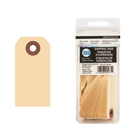 Manila Paper Shipping Labels