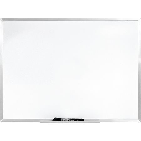 Tableau blanc économique effaçable à sec avec cadre aluminium