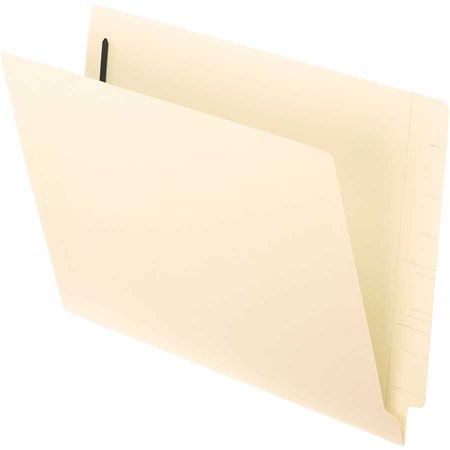 End Tab File Folder with Fastener