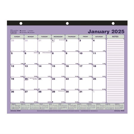 Monthly Desk Pad Calendar (2025)