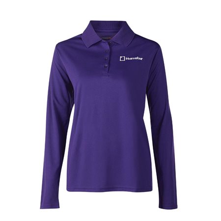 Hamster Long Sleeve Polo for Women