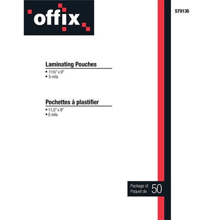 Offix® Laminating Pouches