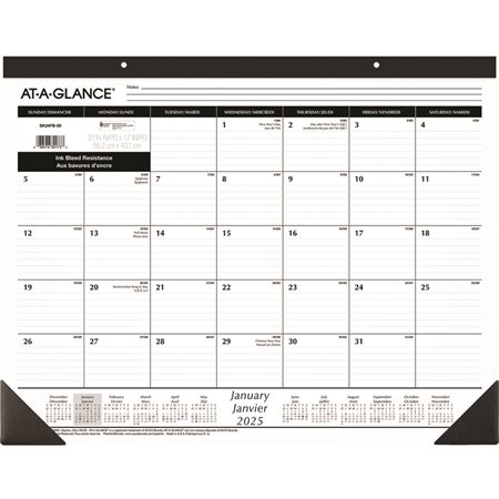 Monthly Desk Pad Calendar (2025)