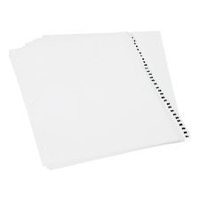 Poly Pre-Printed Dividers