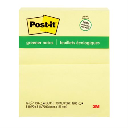 Recycled Post-it® Self-Adhesive Notes