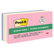 Post-it® Greener Notes - Sweet Sprinkles Collection