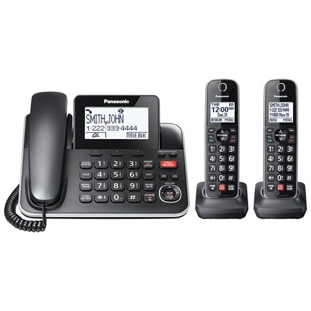 KX-TGF87B 2-in-1 Corded | Cordless Phone