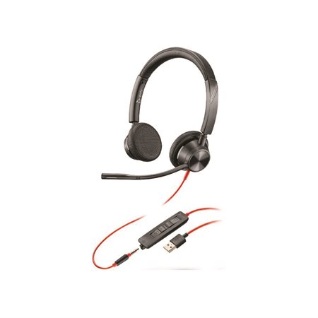 Casque d'écoute stéréo USB-A Blackwire 3325