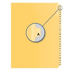 Alphabetical Litigation Index Dividers