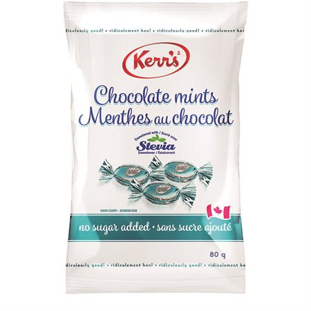 Bonbons légers au chocolat et à la menthe