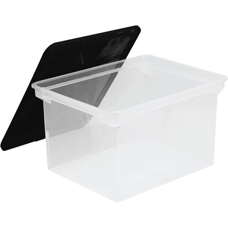 Boîte de rangement empilable en plastique