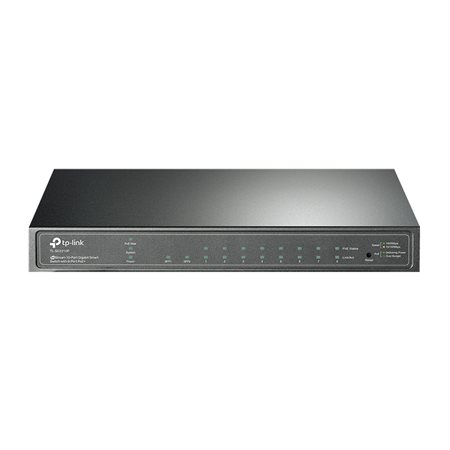 JetStream 10-Port Gigabit Smart Switch with 8-Port PoE+