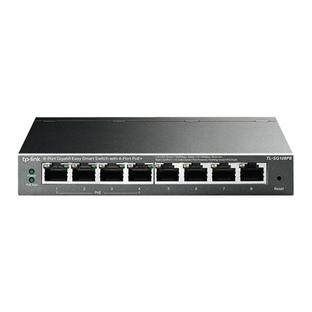 8-Port Gigabit Easy Smart Switch with 4-Port PoE