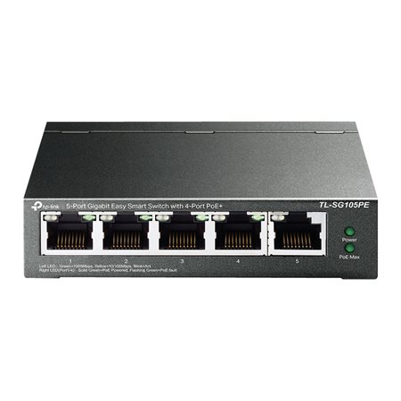 Commutateur intelligent 5 ports Gigabit avec 4 ports PoE+