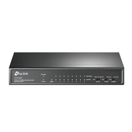 65W 9-Port (8 PoE+) Switch