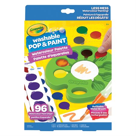 Palette d'aquarelles lavables Pop & Paint™