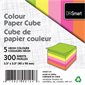 Cube de papier couleur