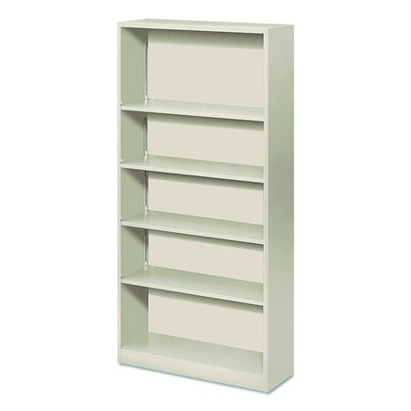 HON S72ABCQ Five-Shelf Metal Bookcase