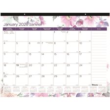 Calendrier sous-main mensuel Passion (2025)