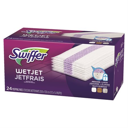 Recharge de linges jetables Swiffer® WetJet®