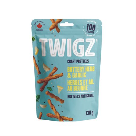 Twigz Buttery Herb & Garlic Pretzels