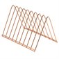 Trieur de bureau pour dossiers en or rose