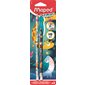 Crayons HB avec grip Jungle Fever Maped
