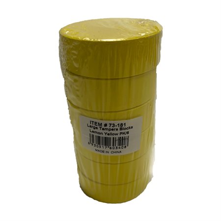 Tempera Blocks - Lemon Yellow