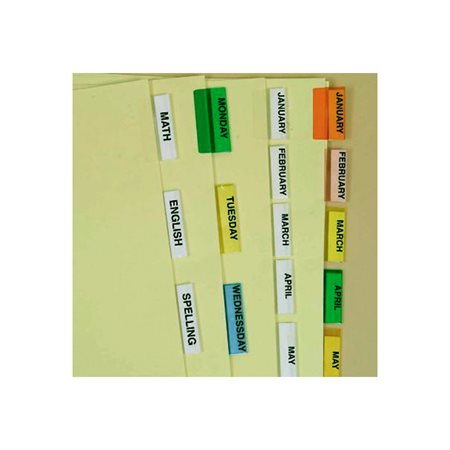 Index Dividers (5) Clear Tabs