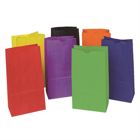 Sacs en papier colorés