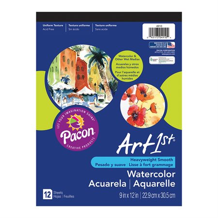 Heavyweight Smooth Watercolor Paper Pad