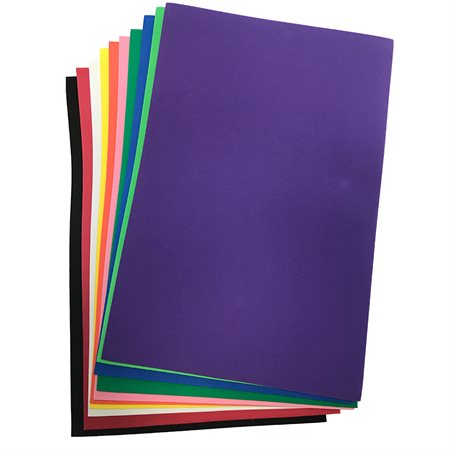 Craft Foam Assorted Colours