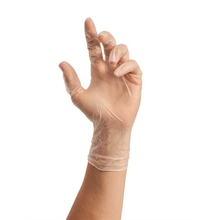 VINYL POWDER-FREE GLOVES MED