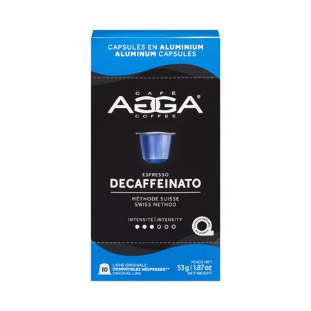 Capsule Nespresso décaf
