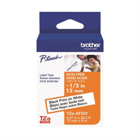 Ruban laminé pour étiqueteuses P-touch