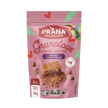 Prana biscuits granolove brownie