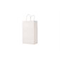 Sac papier à poignées torsadées blanc