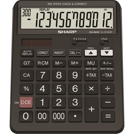 SHARP 12 DIGIT.CORR.CALCULAT.