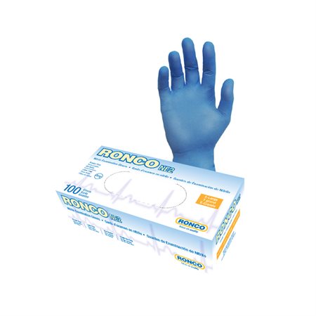 NITRILE GLOVE .FREE XLARG.BLUE