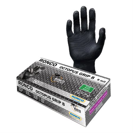 NITRILE GLOVE 6MIL.LARG.FRE.BK