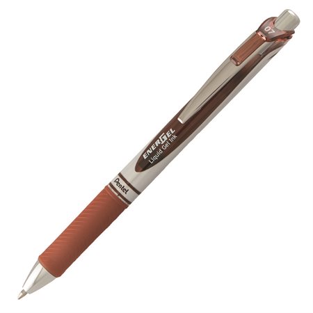 PEN RETR. ENERG.0.7MM BROW.INK