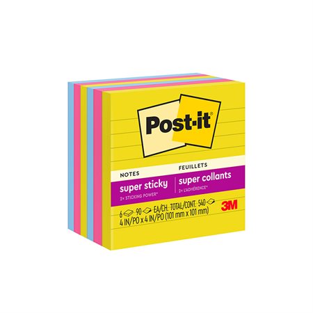 Super Sticky Notes Lined