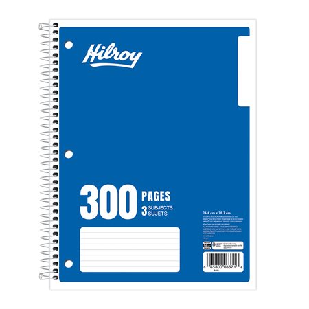 3-Subject Notebook Wide Ruled